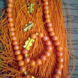 PARURE ORANGE de chez KC